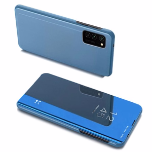 Clear View atverams viedtālruņa apvalks Samsung Galaxy A03s (166.5) zila