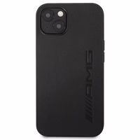 AMG ādas karsti iespiests apvalks iPhone 13 mini - melns
