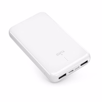 Portatīvais lādētājs Puro Balta 10000mAh 12W 2xUSB-A + USB-C - balta