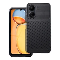 THUNDER viedtālruņa apvalks XIAOMI Redmi 13C / POCO C65 melns