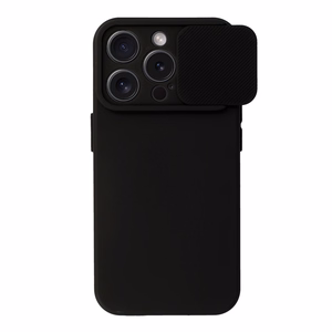 Camshield Mīksts viedtālruņa apvalks iPhone 15 Pro melns