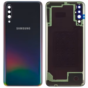 Aizmugurējais vāciņš Samsung A705 A70 2019 melns oriģināls (lietots, Grade B)