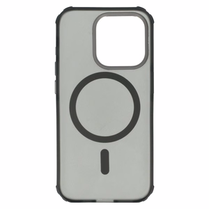 Smooth Feeling Magsafe Viedtālruņa apvalks Iphone 15 Plus melns