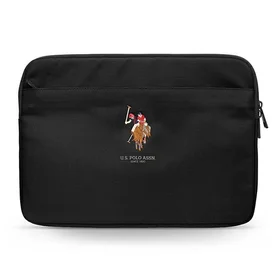 US Polo Assn. apvalks 13" klēpjdatoram - melns