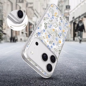 Tech-Protect FlexAir Magnētiskais viedtālruņa apvalks iPhone 17 Pro Max - Margrietiņas ar lapām