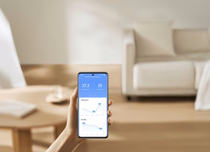 Xiaomi Smart Temperature and Humidity Monitor 3 Mini QBH4312GL – kompakts temperatūras un mitruma monitors, balts