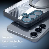 DUX DUCIS AIMO MAG viedtālruņa apvalks saderīgs ar MagSafe SAMSUNG S25 melns