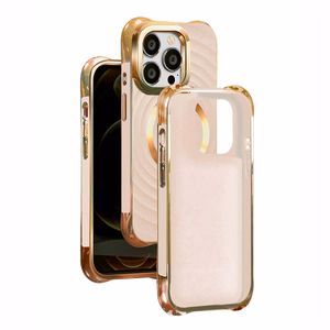 Circle Glam Magnētiskais viedtālruņa apvalks iPhone 14 Pro 6,1" rozā