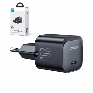 Mini lādētājs USB C 20W PD Joyroom JR-TCF02 - melns