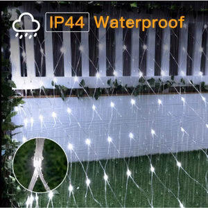 LED aizkars (320 spuldzītes) 3M x 2M auksti balts