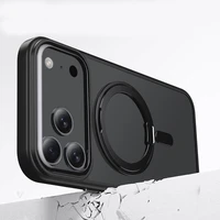 Tech-Protect MagRing Magnētiskais viedtālruņa apvalks iPhone 17 Pro Max - Matēts melns