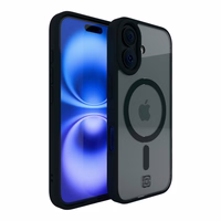 Incipio Velocity MagSafe - maciņš iPhone 16 (Clear / melns)