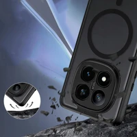 Viedtālruņa apvalks Tech-Protect Magnētiskais MagSafe Xiaomi Redmi Note 14 Pro+ 5G - melns (m)