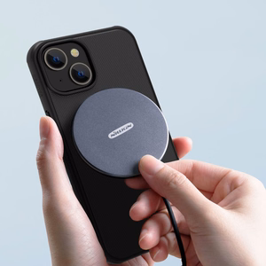 Nillkin Super Frosted Shield Pro Magnētiskais viedtālruņa apvalks iPhone 14 Plus ar MagSafe magnētiskais zils