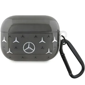 Mercedes MEAP8DPMGS AirPods Pro apvalks ar lielas zvaigznes rakstu, melns
