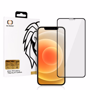Privātuma aizsargstikls Tel Protect 10X Privacy Titanium paredzēts Iphone 12/12 Pro