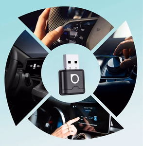 Bezvadu Apple CarPlay/Android Auto adapteris Ottocast Mini Aura CA530-T, melns