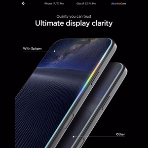 Spigen Glas.TR EZ Fit Pro закалённое стекло для iPhone 16 Pro / 17 / 17 Pro - прозрачный