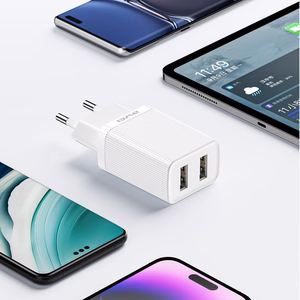 Lādētājs Awei C15-EU 10W 2xUSB-A balts