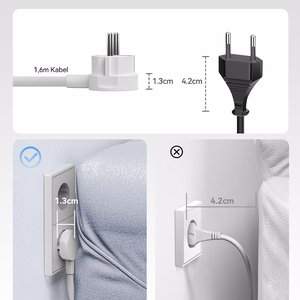Orico PDC25 25W 6in1 strāvas sadalītājs 2x AC + 2x USB-A + 2x USB-C - balts