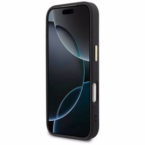 Guess Perforated 4G MagSafe чехол для iPhone 17 Pro Max чёрный
