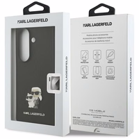 KARL LAGERFELD viedtālruņa apvalks SAMSUNG Z Fold7 KLHCZFD7SAPKCNPK (Saffiano KC PIN) melns