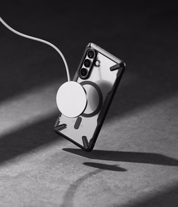 Ringke Fusion X Magnetic MagSafe Maciņš for Samsung Galaxy S26 - Clear melns