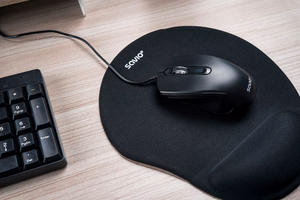 Savio KB-01 tastatūra mājai/birojam USB QWERTY US English melna