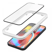 Spigen ALM Glass FC rūdīts stikls iPhone 13 / 13 Pro / 14 – melns