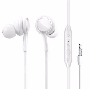 Vadu austiņas JR-EW02, ar pusi ausī (baltas)