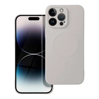 SILICONE MAG COVER viedtālruņa apvalks saderīgs ar Magnētisko SAMSUNG S25 Ultra pelēks titāna