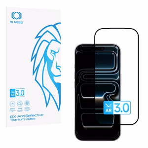 Tempered glass Tel Protect 10X AR 3.0 AntiReflective Titanium forIphone 17 Pro (envelope)