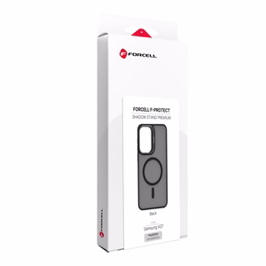 Case for Samsung A37 Forcell F-Protect Shadow Stand Premium compatible with MagSafe black