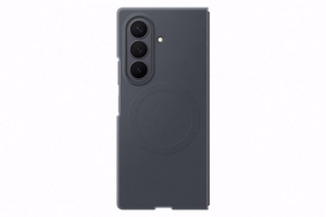 Samsung Galaxy Z Fold8 Ultra silikona magnētiskais vāciņš ar 2 pretatspīduma plēvēm, grafīta krāsā