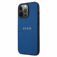 Guess GUHCP13LPSASBBL iPhone 13 Pro / 13 6.1" zils Saffiano Siksniņa