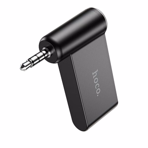 AUX Bluetooth uztvērējs Hoco Jack 3,5 mm E58 melns