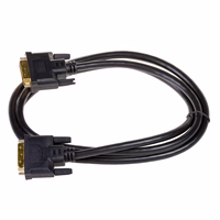Akyga AK-AV-06 DVI cable 1.8 m DVI-D melns
