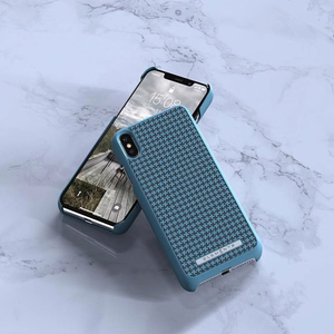 Nordic Elements Saeson Idun vāciņš ierīcei iPhone XS Max, tumši zilzaļš