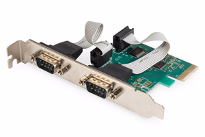 Digitus 2 portu seriālā interfeisa karte, PCIe