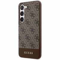 Guess 4G Stripe Collection viedtālruņa apvalks Samsung Galaxy S24+ - brūns