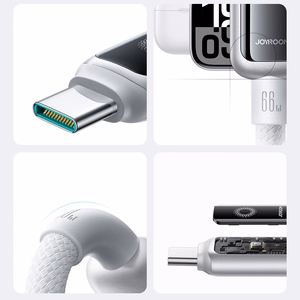 USB cable Joyroom S-A55 USB-A to USB-C 66W 1.2m white