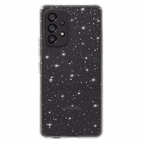 Crystal Glitter viedtālruņa apvalks Samsung Galaxy A23 4G/5G sudraba