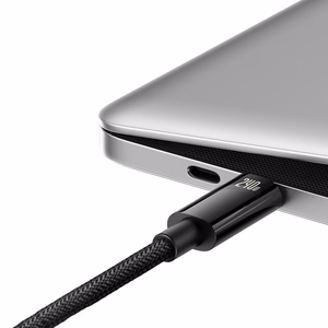 Baseus kabelis Tungsten PD USB-C - USB-C 1,0m melns 240W