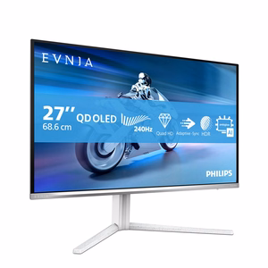 Philips Evnia 6000 27M2N6501L/00 monitors 67,3 cm (26,5") 2560 x 1440 pikseļi Quad HD QD-OLED balts