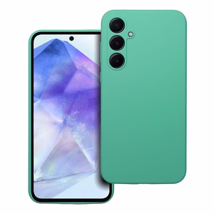 Silikona viedtālruņa apvalks 2mm SAMSUNG A55 5G piparmētru