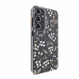 Rifle Paper Co. īpaši plāns pretmikrobu vāciņš ierīcei Samsung Galaxy S24+, ar “Petite Fleurs” rakstu