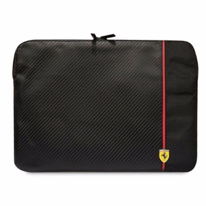 Ferrari oglekļa un gluds apvalks 14" klēpjdatoram - melns
