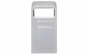 Kingston DataTraveler 128GB Micro 200MB/s metāla USB 3.2 Gen 1 zibatmiņa