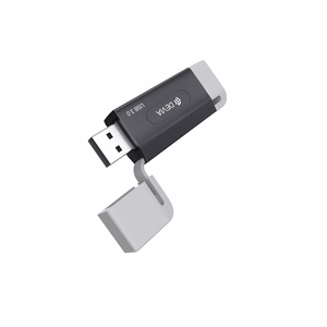 Devia картридер 2in1 EL240 USB/USB-C 3.0 черный