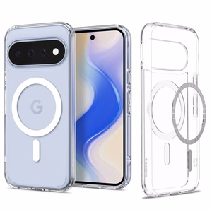 Spigen Ultra Hybrid Mag MagSafe aizsargvāciņš Google Pixel 11, caurspīdīgs / balts